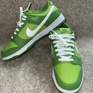 Nike Green and White Athletic Shoes